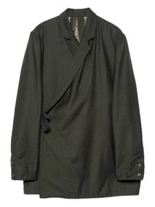 Рубашка с запахом спереди Maharishi, зеленый