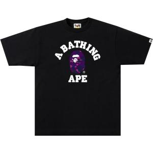 Футболка BAPE Color Camo Черный/Фиолетовый