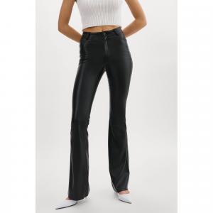 Kaida | Брюки-клеш из искусственной кожи Lamarque, черный