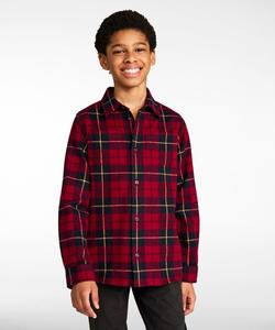 Детская фланелевая рубашка в шотландскую клетку (для детей постарше)