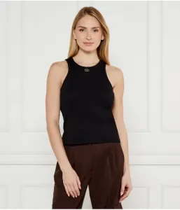 Топ slim fit Twin-Set, черный