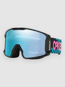 Очки для сноуборда Oakley Line Miner L Chex Black Goggle, prizm snow sapphire ird