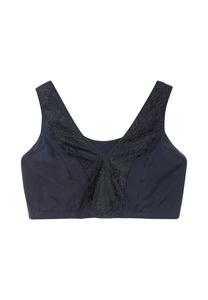 Бюстгальтер в форме бюстье без застежек Sheego, синий