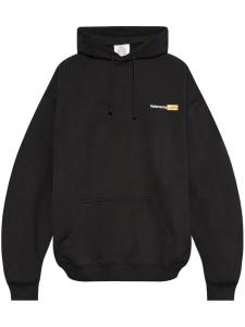 Толстовка с логотипом VETEMENTS, черный