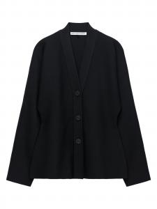 Adolfo Dominguez Вязаный кардиган в черном цвете