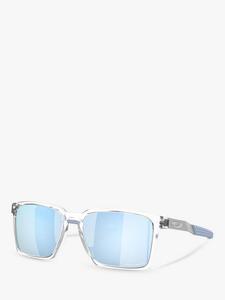 Поляризованные прямоугольные солнцезащитные очки OO9483 Oakley, Polished Clear