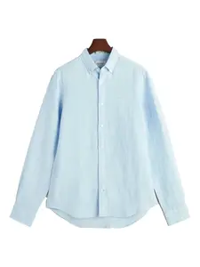 Рубашка с длинными рукавами и застежкой на пуговицы Gant, синий