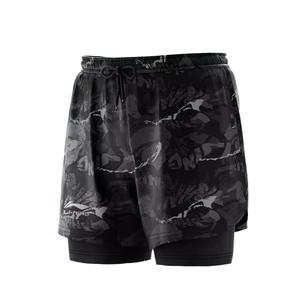 LINING Спортивные шорты мужские черный серый цвет