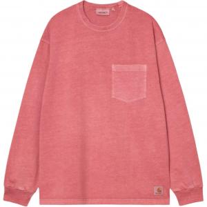 SS26 L/S Torion Pocket T Shirt T Shirt Unisex Carhartt WIP, masala красный