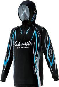 Толстовка Gamakatsu с двусторонним принтом на молнии GM3736, красный/черный/синий/белый