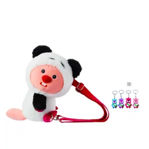 Zanmang loopy beaver кукла из коллекции zanmang loopy плюшевая кукла для переодевания с рюкзаком высотой 30 см MINISO