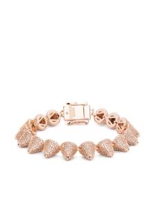 Браслет Pavé Cone Eddie Borgo, розовый