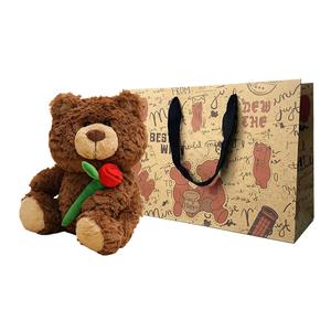 Howard Плюшевая игрушка Rose Bear кукла плюшевая кукла высота 28см/33см