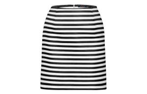 Юбка женская Louis Vuitton в полоску, черный / белый