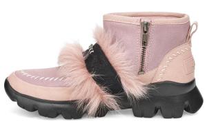 Ботинки короткие UGG Fluff Punk, коричневый