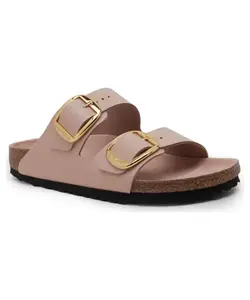 Тапочки из кожи Аризона bb lena Narrow fit Birkenstock, розовый