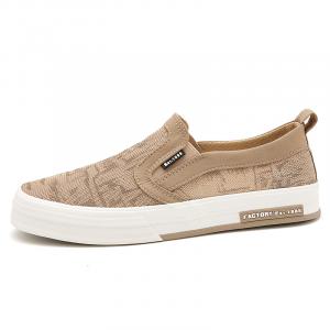 SENJIALUO Мужские повседневные туфли мужские низкие черные хаки, цвет Khaki