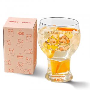 Кружка Lulu Pig Collaboration, для дома, 450 мл KAWASIMAYA, Lulu Pig Beer Glass 450Ml (Sweet Fruit Style)