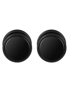 Adeliás Серьги унисекс - серьги-гвоздики из нержавеющей стали черного цвета