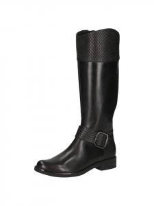 Caprice Сапоги черного цвета с гребнем