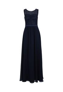Вечернее платье с кружевом Vera Mont, цвет night sky