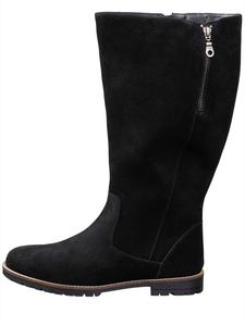 Сапоги с широким голенищем черного цвета sheego