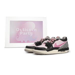 Jordan Legacy 312 низкие амортизирующие, износостойкие низкие детские баскетбольные кроссовки pink подростки