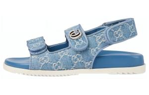 GUCCI Женские сандалии Gg 'Light Blue Denim'