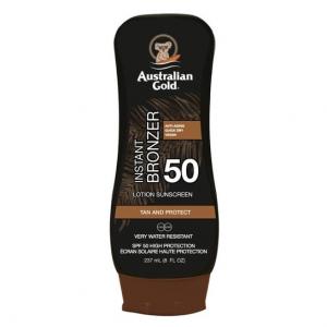 Солнцезащитный лосьон с бронзатором SPF50 Australian Gold