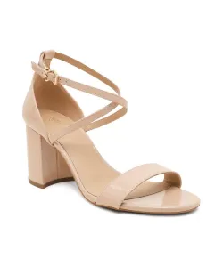 Босоножки на каблуке Sophie из кожи Michael Kors, бежевый