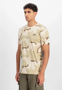 Футболка с принтом на спине Alpha Industries, Desert Camo