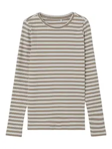 Рубашка с длинными рукавами Name It "NKFSURAJA XSL LS TOP NOOS", цвет Mocha Meringue