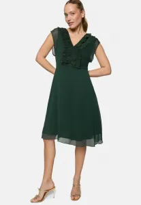 Повседневное шифоновое платье mit plisiertem Zero, Green Forest