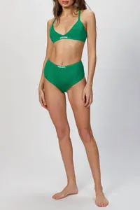 Трусы Intarsia-Logo зеленые MSGM