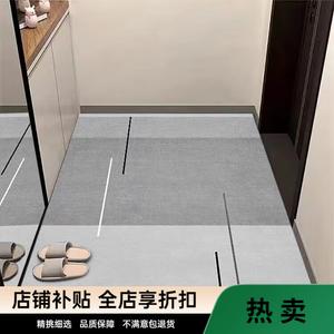 Budis Ковер 54х120 см для прихожей/ванной в китайском стиле, впитывающий, нескользящий, в скандинавском стиле