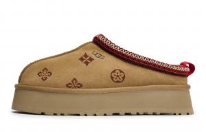 Женские тапочки Tazz Abrasion Resistant с закрытым носком, цвет chestnut red brown UGG, Chestnut красный коричневый