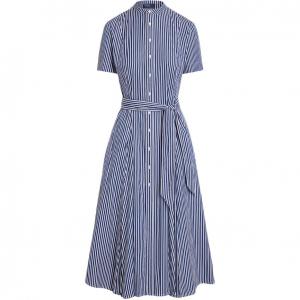 Женское платье с коротким рукавом Polo Ralph Lauren, синий