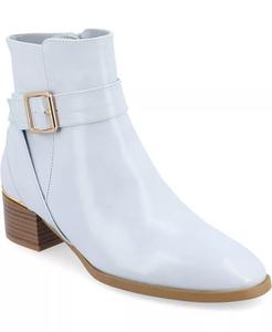 Женские ботильоны Elley на блочном каблуке с пряжкой и ремешком Journee Collection, синий