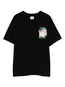 Футболка с логотипом CASABLANCA, черный