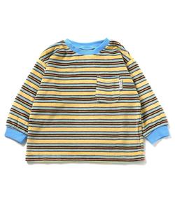 Длинная футболка с велюровой каймой