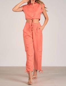 Брюки Ava в коралловом цвете ELAN