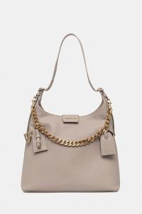 Кожаная сумка Marciano Guess, бежевый