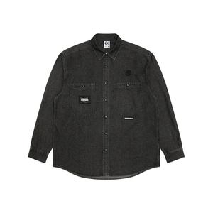 Рубашка с нашивкой логотипа A Bathing APE Aape, черный