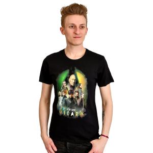 Футболка Star Trek - Picard Персонажи черная