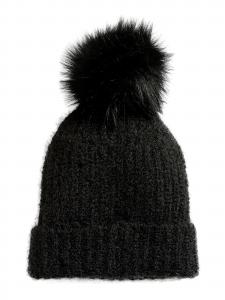 Love & roses Шапка в черном цвете