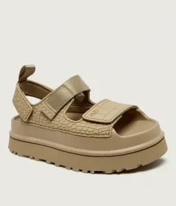 Сандалии GoldenGlow с тиснением Ugg, бежевый