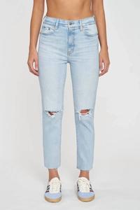 Женские повседневные джинсы завышенной посадки скинни в потертостях Believer DAZE, Believer Distressed