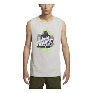 Майка Nike Dri-FIT Training Gym Tank Top 'Grey', серый