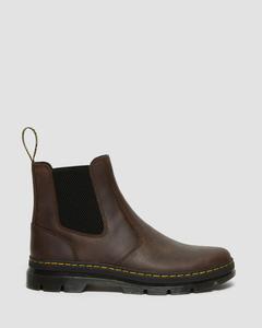 Ботинки кожаные Dr. Martens Embury Crazy Horse, коричневый