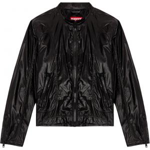 DIESEL Кожаная куртка-бомбер J Clays, Black